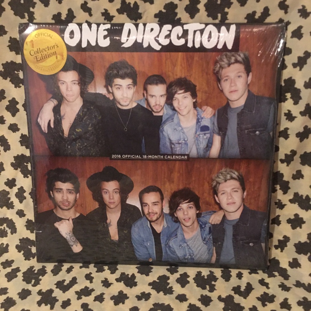 One Direction Collectors Edition Calendar and pouch
